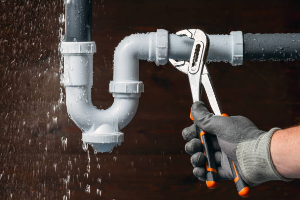 Professional Sewer Line Repair technician working in Levittown, NY